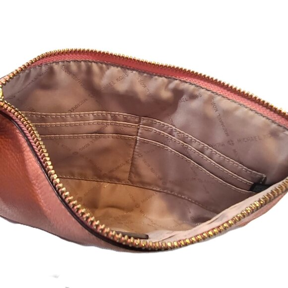 Michael Kors Jet Set  Wristlet Wallet 38S9XTTC3L Hibiscus Purse Clutch Leather - Picture 7 of 12